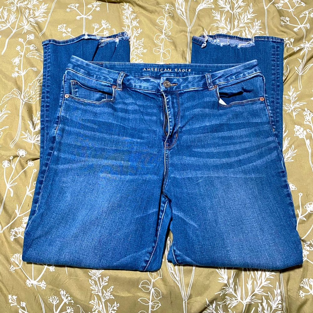 American Eagle Curvy Skinny Kick Jeans 18 Reg